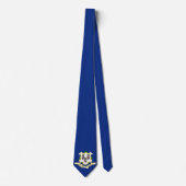 Vlag van Connecticut Stropdas (Voorkant)