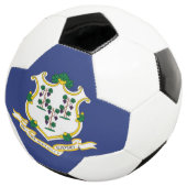 Vlag van Connecticut Voetbal (Drie kwart)