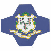 Vlag van Connecticut Voetbal (Enkel)