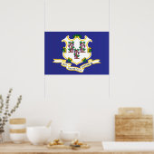 Vlag van Connecticut, VS Poster (Keuken)