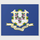 Vlag van Connecticut (VS-staat) Cadeaupapier (Vlak)