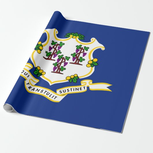 Vlag van Connecticut (VS-staat) Cadeaupapier (Uitgerold)
