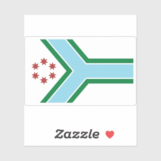 Vlag van Cook County, Illinois Sticker (Vel)