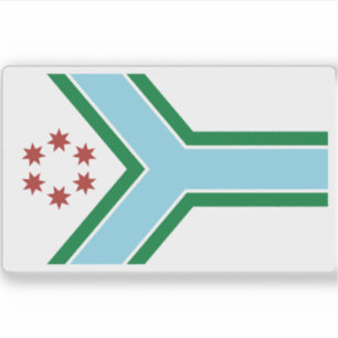 Vlag van Cook County, Illinois Sticker