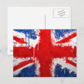 vlag van Cool England Briefkaart (Voorkant / Achterkant)
