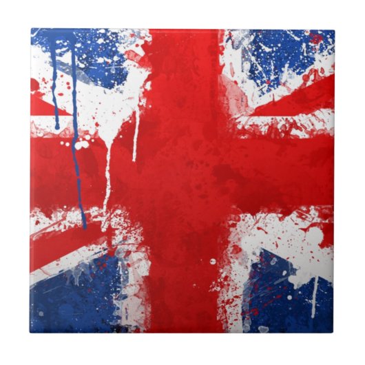 vlag van Cool England Tegeltje (Voorkant)