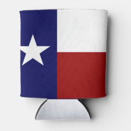 Vlag van Cool Patriotic Texas Blikjeskoeler