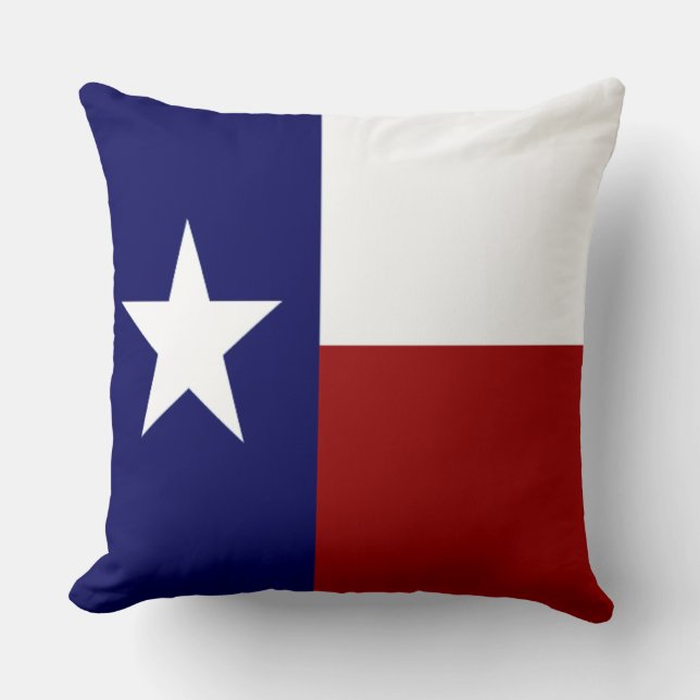 Vlag van Cool Patriotic Texas Kussen (Voorkant)