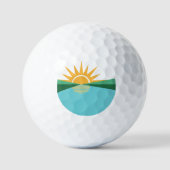 Vlag van Coral Springs, Florida Golfballen (Voorkant)