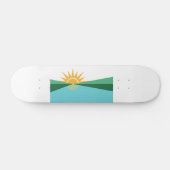 Vlag van Coral Springs, Florida Persoonlijk Skateboard (Horizontaal)