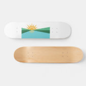 Vlag van Coral Springs, Florida Persoonlijk Skateboard (Horizontaal)
