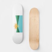 Vlag van Coral Springs, Florida Persoonlijk Skateboard (Voorkant)