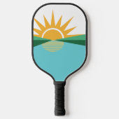 Vlag van Coral Springs, Florida Pickleball Paddle (Voorkant)