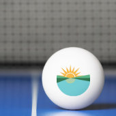 Vlag van Coral Springs, Florida Pingpongbal (Net)