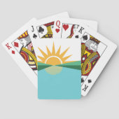 Vlag van Coral Springs, Florida Pokerkaarten (Achterkant)