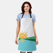 Vlag van Coral Springs, Florida Schort (Gedragen)