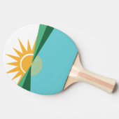 Vlag van Coral Springs, Florida Tafeltennisbatje (Zijkant)