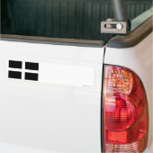 Vlag van Cornwall Bumpersticker (Op Truck)