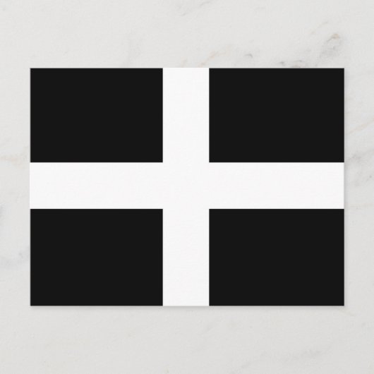 Vlag van Cornwall (Kernow) Briefkaart (Voorkant)