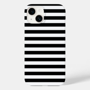 Vlag van Cornwall strepen zwart wit lijn patroon s Case-Mate iPhone 14 Hoesje