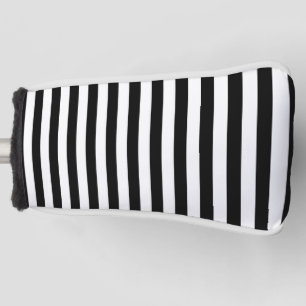 Vlag van Cornwall strepen zwart wit lijn patroon s Golfheadcover