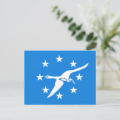 Vlag van Corpus Christi Briefkaart (Staand voorkant)