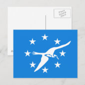 Vlag van Corpus Christi Briefkaart (Voorkant / Achterkant)