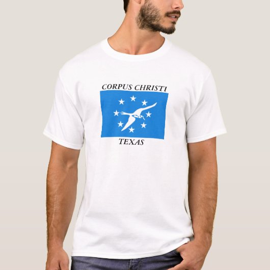 Vlag van Corpus Christi T-shirt (Voorkant)