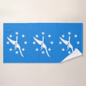 Vlag van Corpus Christi, Texas Badhanddoek (Badhanddoek)