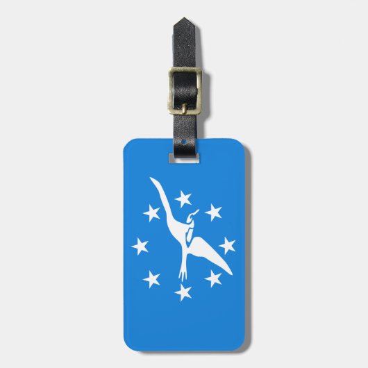 Vlag van Corpus Christi, Texas Bagagelabel (Voorkant verticaal)