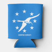 Vlag van Corpus Christi, Texas Blikjeskoeler (Voorkant)