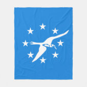 Vlag van Corpus Christi, Texas Fleece Deken (Voorkant)