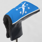 Vlag van Corpus Christi, Texas Golfheadcover (3/4 voorkant)