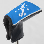 Vlag van Corpus Christi, Texas Golfheadcover (3/4 voorkant)