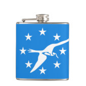 Vlag van Corpus Christi, Texas Heupfles (Voorkant)