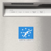 Vlag van Corpus Christi, Texas Magneet (Insitu (Vaatwasser))