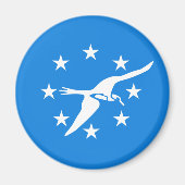 Vlag van Corpus Christi, Texas Magneet (Voorkant)