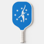 Vlag van Corpus Christi, Texas Pickleball Paddle (Voorkant)