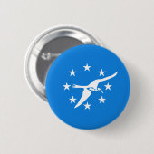 Vlag van Corpus Christi, Texas Ronde Button 5,7 Cm (Voorkant /achterkant)