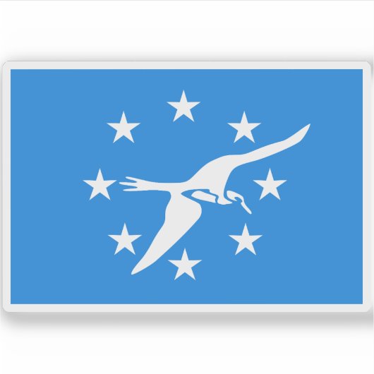 Vlag van Corpus Christi, Texas Sticker (Voorkant)