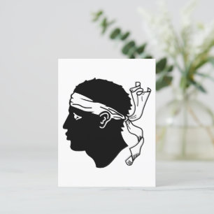 Vlag van Corsica Briefkaart