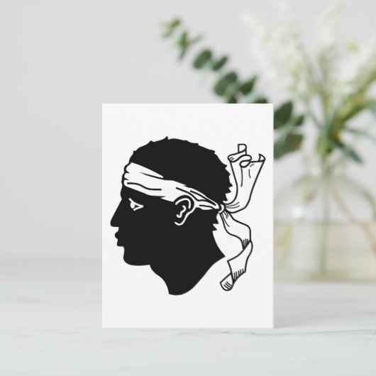 Vlag van Corsica Briefkaart (Staand voorkant)