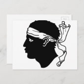 Vlag van Corsica Briefkaart (Voorkant / Achterkant)