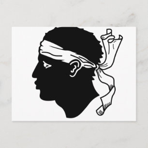 Vlag van Corsica Briefkaart