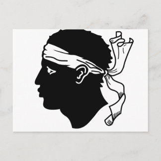 Vlag van Corsica Briefkaart