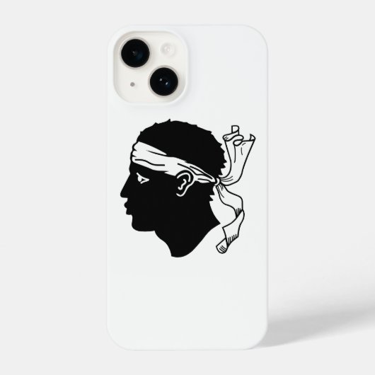 Vlag van Corsica iPhone Hoesje (Achterkant)