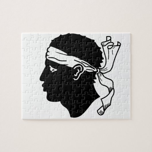 Vlag van Corsica Legpuzzel (Horizontaal)
