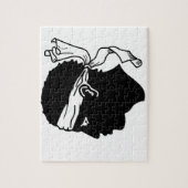 Vlag van Corsica Legpuzzel (Verticaal)