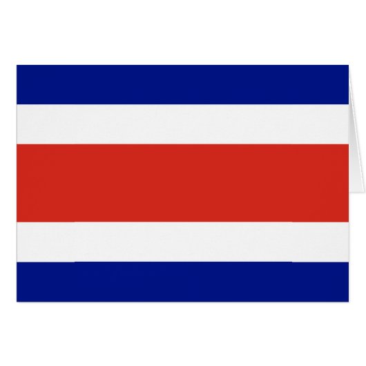Vlag van Costa Rica (Voorkant Horizontaal)