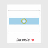 Vlag van Costa Rica (1840-1842) Sticker (Vel)